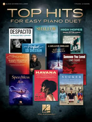 Top Hits for Easy Piano Duet : 1 Piano/4 Hands piano sheet music cover Thumbnail